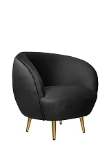 красивое Мягкое кресло Small Benee Black на заказ в Краснодаре