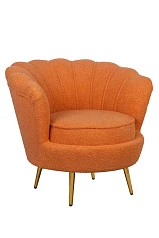 Низкое кресло Pearl Orange Boucle в интернет-магазине в Краснодаре