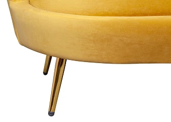 фото Дизайнерский диван Pearl Triple Yellow в интерьере в Краснодаре