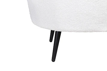 Двухместный диван Pearl Double Boucle на черных ножках в Краснодаре