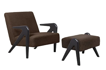 Кресло с пуфом для гостиниц Arrow BR V3 в Краснодаре