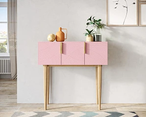 заказать Консоль с тремя дверками "Line" LN15/GR1/pink в интернет-магазине в Краснодаре