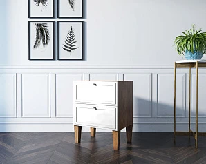Комод-тумба "Andersen" с двумя ящиками арт AN04/1WH в Краснодаре