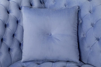 красивый Двухместный диван Lina Blue-W синий на заказ в Краснодаре