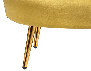 купить стильный Дизайнерский двухместный диван Pearl Double Yellow в интернет-магазине в Краснодаре