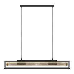 красивые 43788 Люстра NOHALES, 4X40W (E27), L1120, B170, H1500, сталь, черный, латунь на заказ в Краснодаре