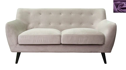 купить Диван с мягкими подлокотниками Albert 6 фиолетовый 85х47ч56 см в Краснодаре