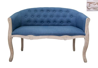 купить Диван французский стиль Kandy Double Blue розовый в Краснодаре
