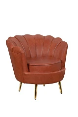 Низкое кресло ракушка Pearl Brown в Краснодаре