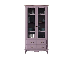 красивый Шкаф Leontina Lavanda для посуды высокий 4 ящика  арт ST9355/4L в интернет-магазине в Краснодаре