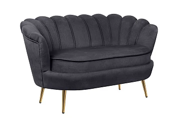 заказать Дизайнерский двухместный диван Pearl Double Black в интернет-магазине в Краснодаре