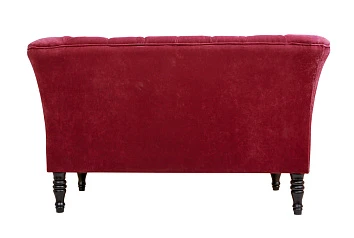 Прямой двухместный диван Dalena Vine красный в интернет-магазине в Краснодаре