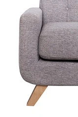 купить Диван скандинавский на ножках Uter серый в Краснодаре