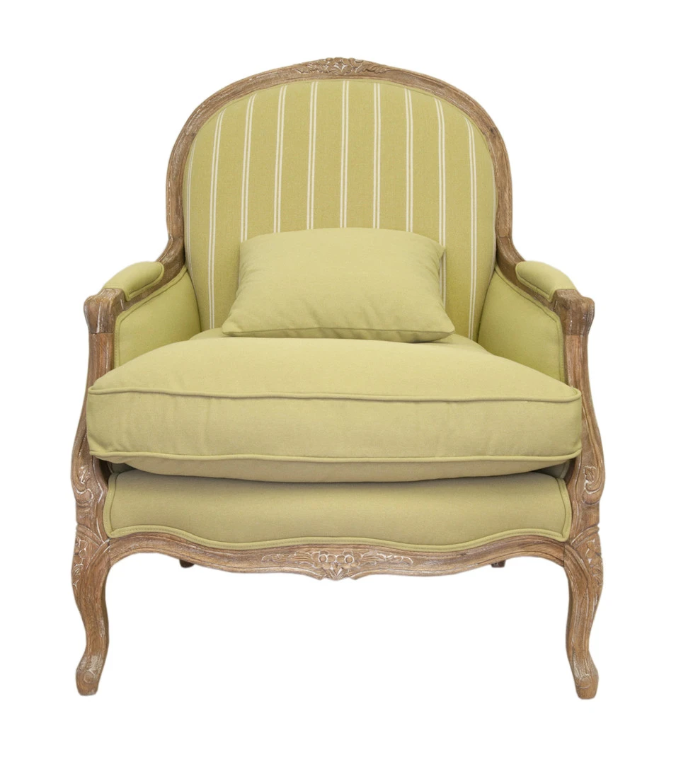 купить красивое Мягкое полукресло с подлокотниками Aldo Green в Краснодаре