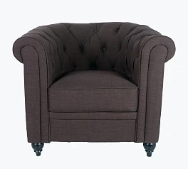 фото Низкое кресло Nala Brown в интерьере в Краснодаре