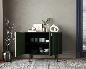 Комод с двумя дверками "Emerson" арт EM02/green/L на заказ в Краснодаре