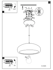 94606 Подвесной потолочный светильник (люстра) MOGANO 1 в Краснодаре