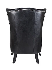 купить стильное Кожаное кресло каминное Chester Black Leather в интернет-магазине в Краснодаре