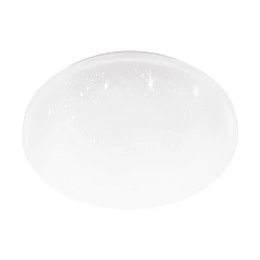 900363 Настенно-потолочный светильник FRANIA-S, LED 18W, 1850lm, IP44, H55, ?310, сталь, белый/пластик с эффектом кристаллов, белый в Краснодаре