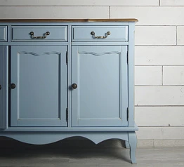 купить Комод "Leontina Blue" (3 ящика и 3 двери) арт ST9344B в Краснодаре