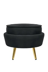 красивые Пуф Pearl Adorn Black в Краснодаре