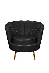 фото Низкое кресло ракушка Pearl Black V2 в Краснодаре