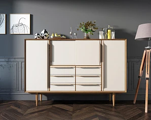 купить стильные Большой комод "Bruni white" арт BR09WH в интернет-магазине в Краснодаре