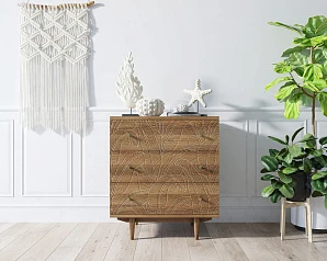 купить Комод "Boho" 3 ящика джангл арт BH07 в Краснодаре