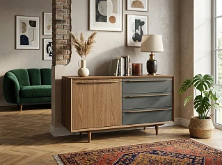 заказать Комод "Бруни (Bruni)" с ящиками и дверкой арт BR-02/7005 в Краснодаре