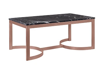 стильный Журнальный столик прямоугольный Aron Marble-Cu на заказ в Краснодаре