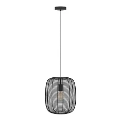 43965 Подвесной светильник (люстра) RINROE, 1X40W (E27), ?325, сталь, черный в Краснодаре