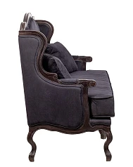 Двухместный дизайнерский диван Brody Double Black в интернет-магазине в Краснодаре