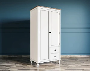 купить стильный Шкаф двухстворчатый "Odri" с двумя ящиками арт od2127S в Краснодаре