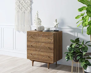 купить Комод "Boho" 3 ящика джангл арт BH07 в Краснодаре