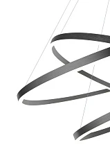 Люстра Orblaze 3 rings 800 black в интернет-магазине в Краснодаре