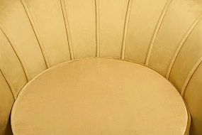 купить стильное Низкое кресло ракушка Pearl Yellow в Краснодаре