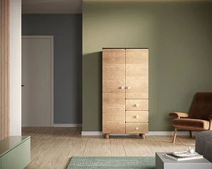 купить Шкаф двухдверный с тремя ящиками "Split" SP16 в интернет-магазине в Краснодаре