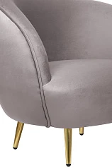 красивые Мягкое кресло Small Benee Grey в Краснодаре