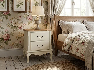 купить стильные Прикроватная тумба "Леонтина (Leontina)" на два ящика арт ST9302/2 в Краснодаре