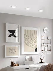 99135 Светодиодный комплект встраиваемых светильников FUEVA 5, 3х2,7W (LED), ?86, ET26, 3х300lm, 3000K, ст на заказ в Краснодаре