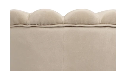 Кресло с пуфом ракушка Pearl Taupe в Краснодаре