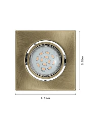 93244 Светодиодный светильник встраиваемый IGOA в Краснодаре