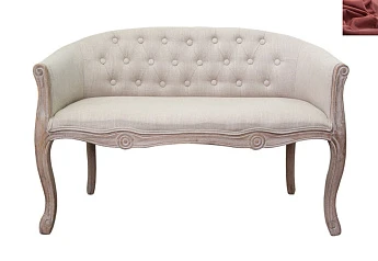 Дизайнерский двухместный диван Kandy Double Mocca цвет красный в интернет-магазине в Краснодаре