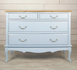 красивый Комод «Leontina Blue» на 4 ящика арт ST9315B на заказ в Краснодаре