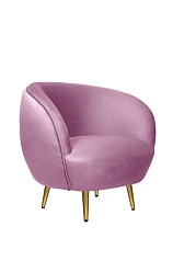 Мягкое кресло Small Benee Pink в интерьере в Краснодаре