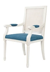купить Мягкий стул с подлокотниками Wilton White в Краснодаре