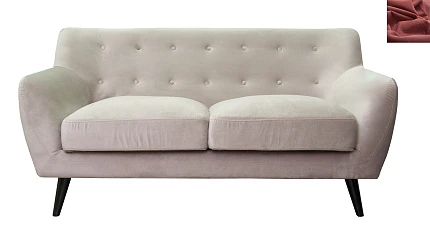 купить Прямой диван мягкий Albert 5 красный в интернет-магазине в Краснодаре