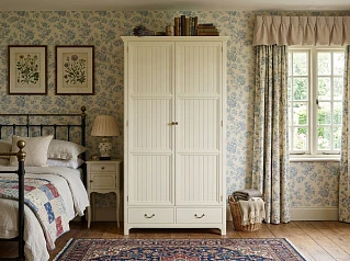 Бежeвый двухстворчатый шкаф "Оливия (Olivia)"   арт GA2004C