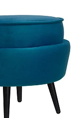 купить Пуф Pearl Adorn Marine на черных ножках в Краснодаре