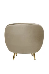 Мягкое кресло Small Benee Taupe в интерьере в Краснодаре